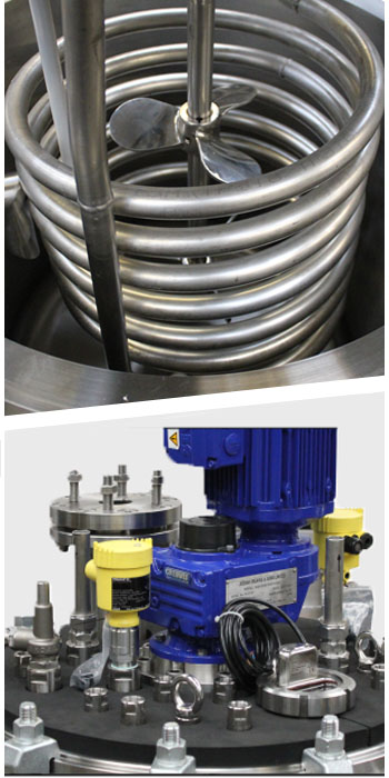 Close-up images of Thermal Vacuum Reactors